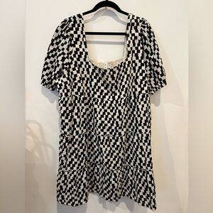 BP | 3X | Checkerboard Mini Dress